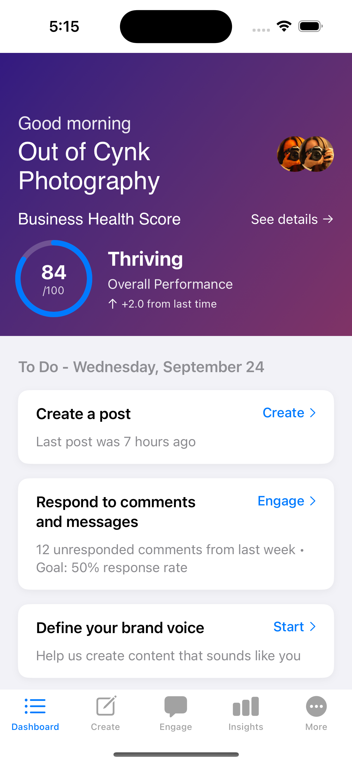 Cornerstore App Dashboard